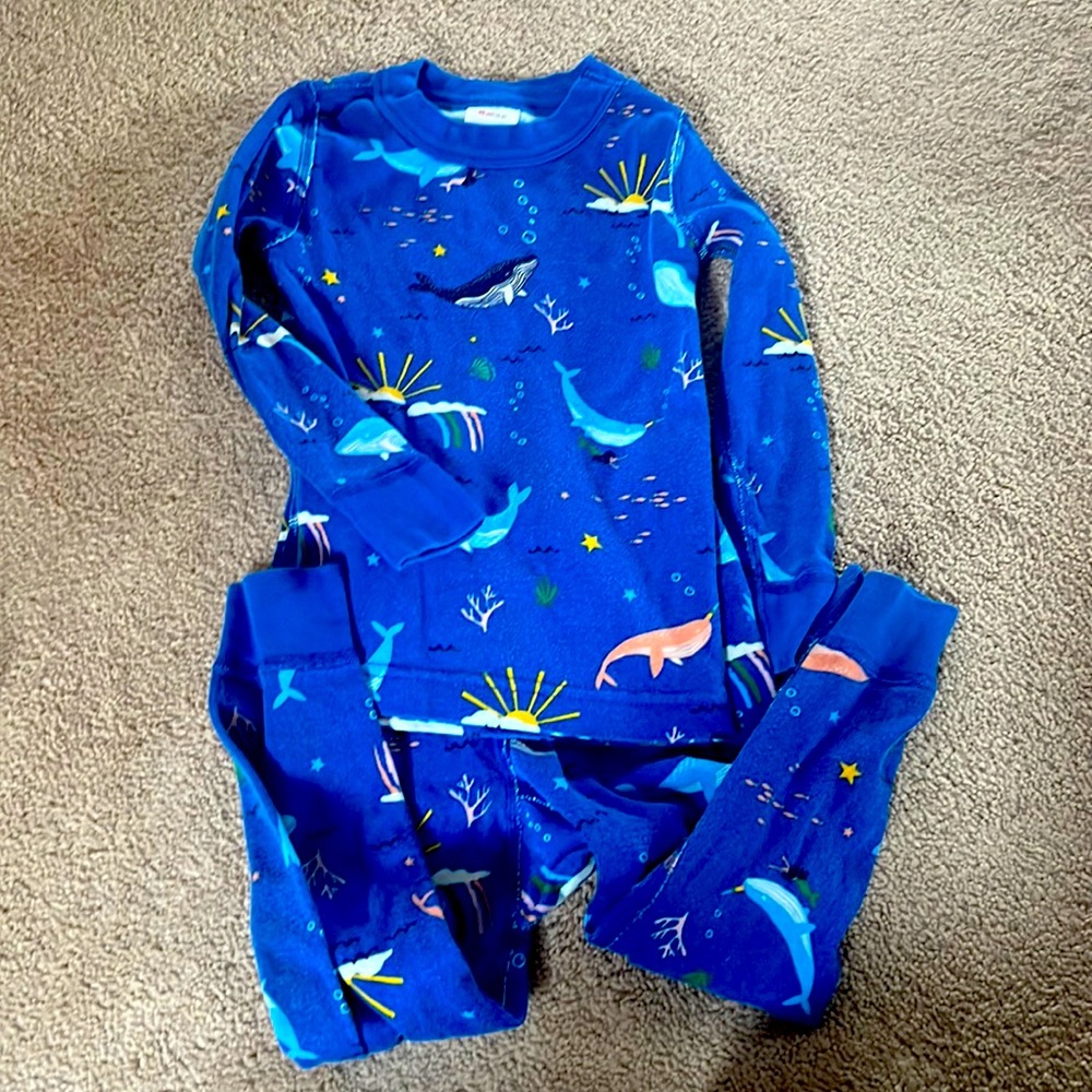 Hanna Anderson size 3 sea pajamas